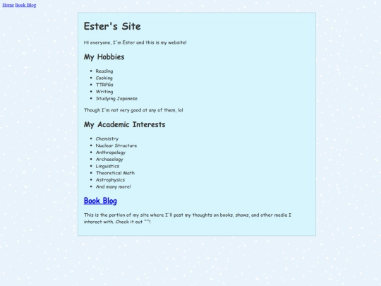 index screenshot