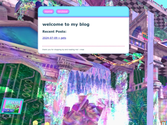 blog screenshot