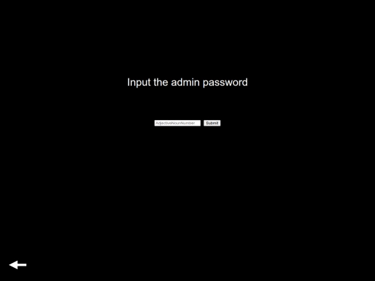 admin screenshot