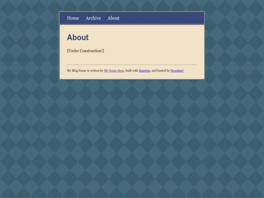 Blog/about screenshot