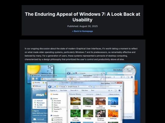 posts/the-enduring-appeal-of-windows-7 screenshot