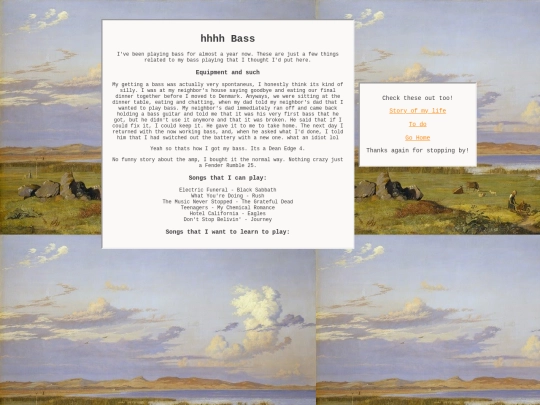 html/bass screenshot