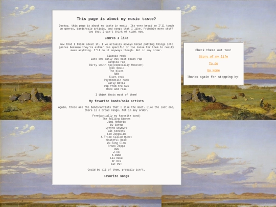 html/music screenshot