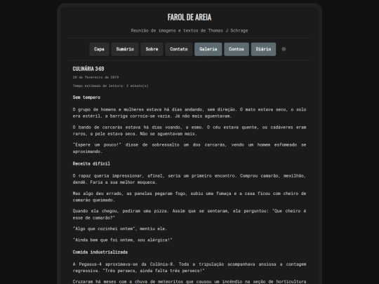 contos/culinaria screenshot