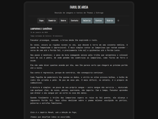 contos/lamparinas screenshot