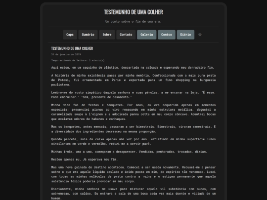 contos/testemunho screenshot