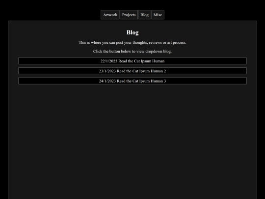 blog screenshot