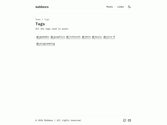 tags screenshot