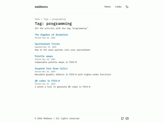 tags/programming screenshot
