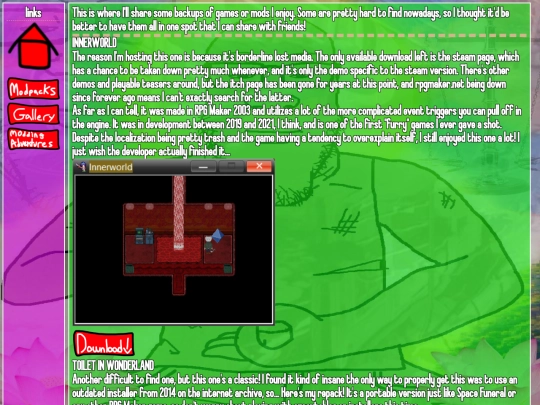 archive screenshot