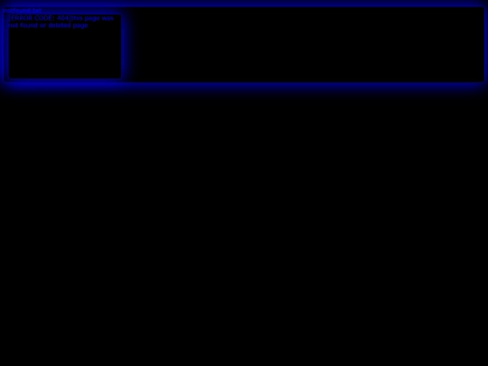 not_found screenshot