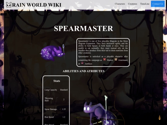 Spearmaster_info screenshot
