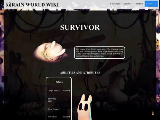 Survivor_info screenshot