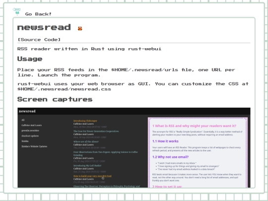 projects/newsread screenshot