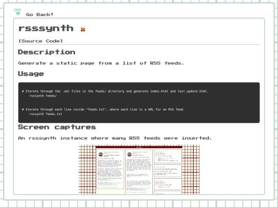 projects/rsssynth screenshot