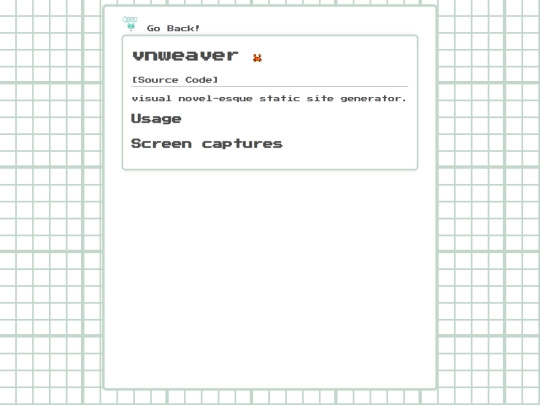 projects/vnweaver screenshot