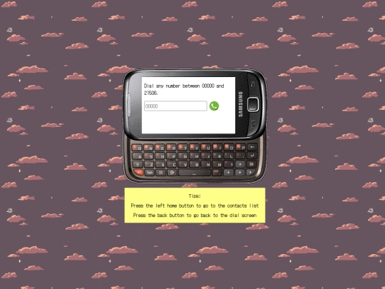 webphone screenshot