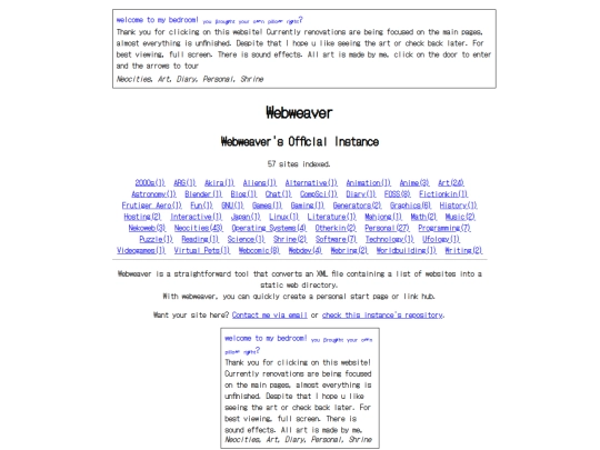 webweaver screenshot