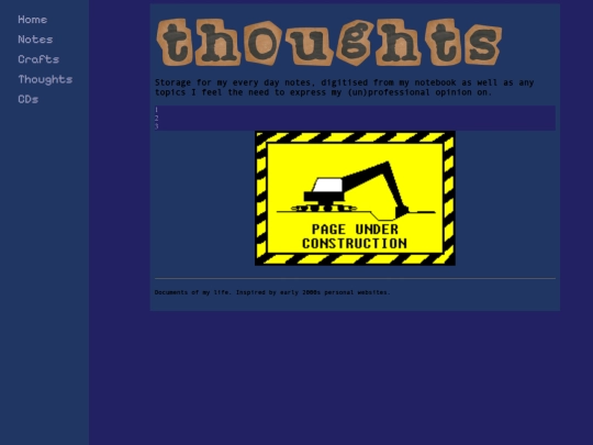 thoughts screenshot