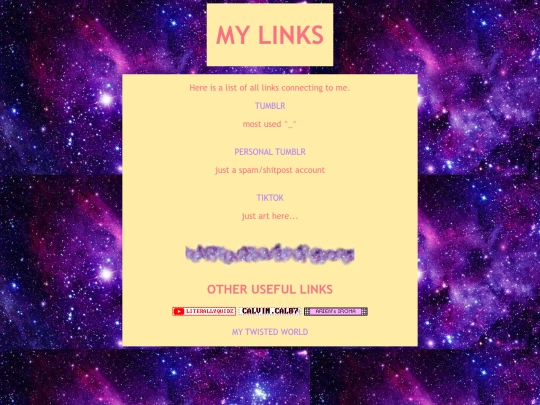 links screenshot