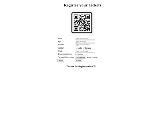 IPL/registeration form screenshot