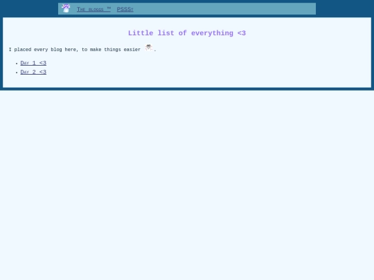 List screenshot