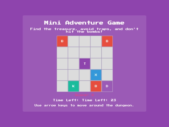 MiniAdventureGame screenshot