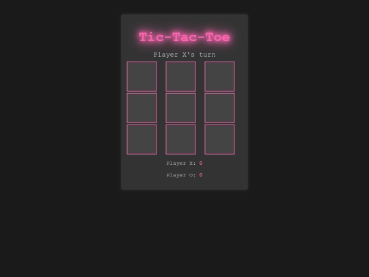 Tic-Tac-Toe screenshot