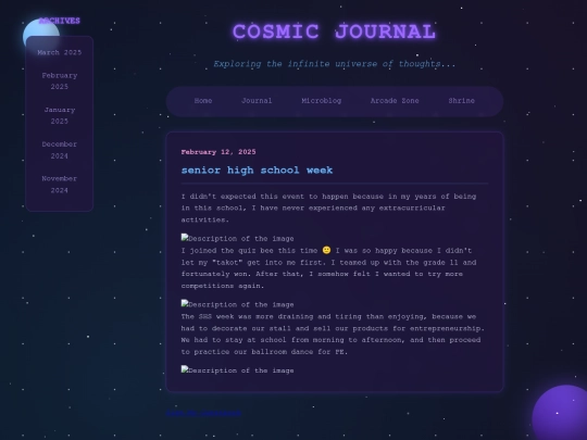 journal_feb screenshot