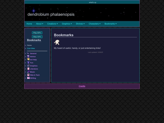 bookmarks screenshot