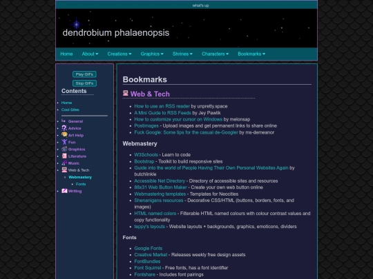 bookmarks/web screenshot
