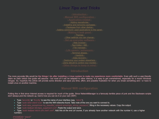 articles/linux.xhtml screenshot