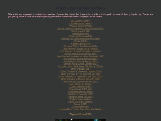 articles/shortgamereviews.xhtml screenshot