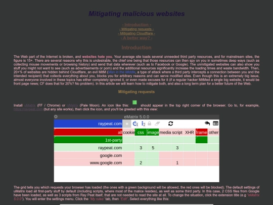 articles/websites.xhtml screenshot