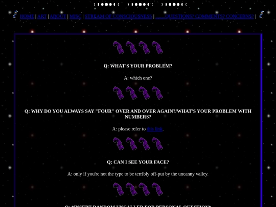 FAQ screenshot