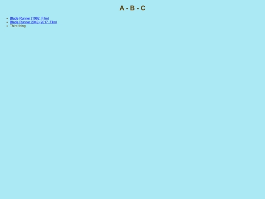Menagerie_of_Media/B screenshot