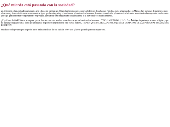 MariExpress (esp)/Pensamiento Crítico/opiniones/LaSociedadenelPresente screenshot