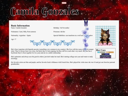 ocs/Camila screenshot