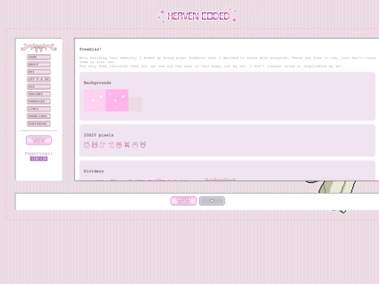 Landing page/freebies screenshot