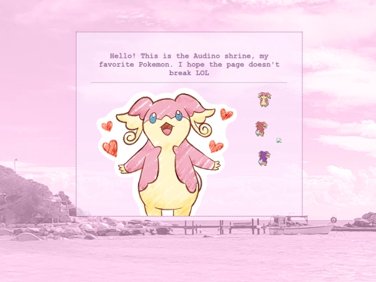 Landing page/shrines/audino screenshot