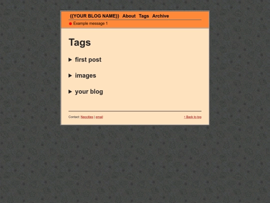 tags screenshot