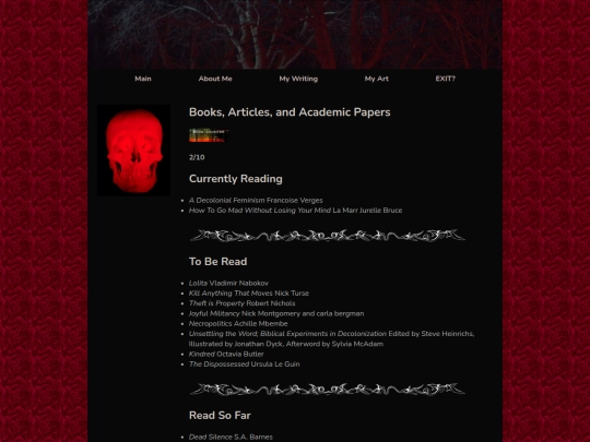 Reading-List screenshot