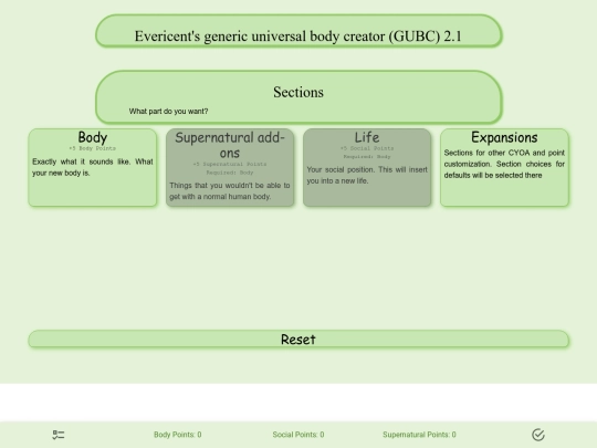 CYOAs/Body Maker/2.1 screenshot