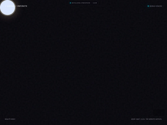 living_infinite_website screenshot