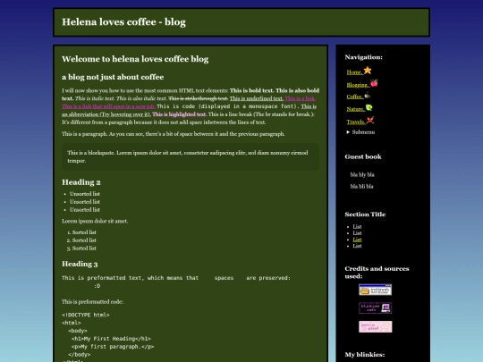index screenshot