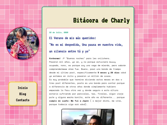 blog screenshot