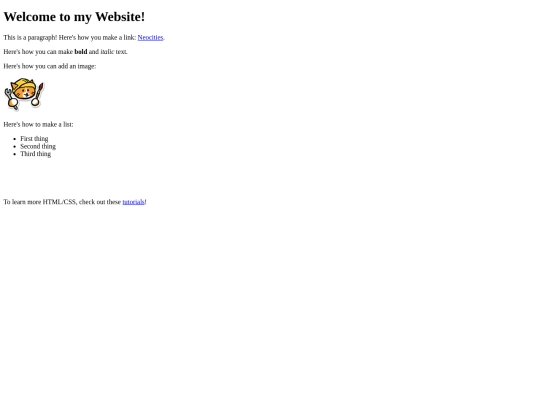 index screenshot