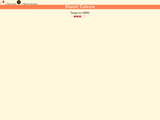 music_reviews/shanticeleste screenshot