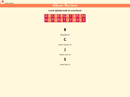 musicreviews screenshot
