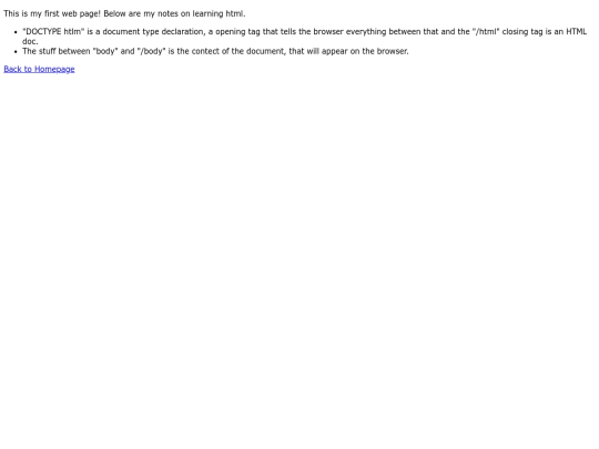 myfirstwebsite screenshot